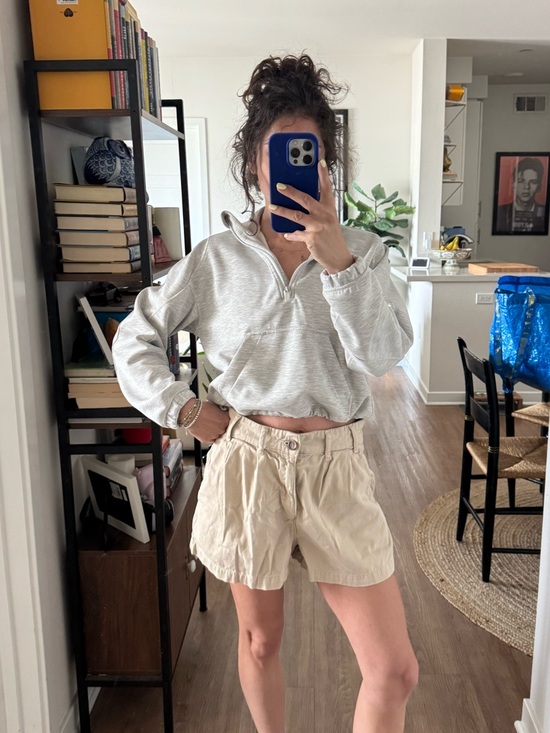 Free People Pants - Free People Neutral Pleated Shorts